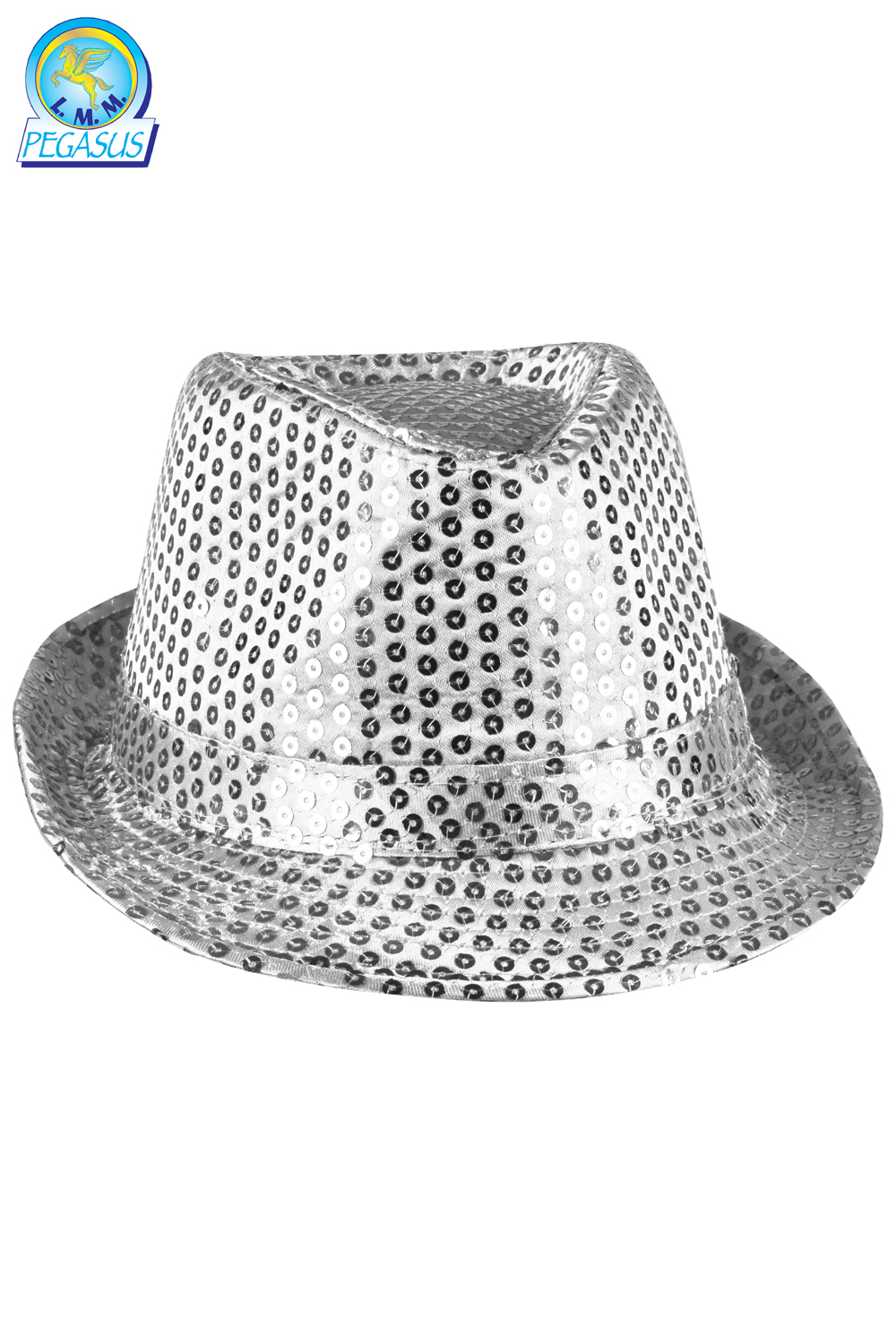 CAPPELLO PAILLETTES ARGENTO